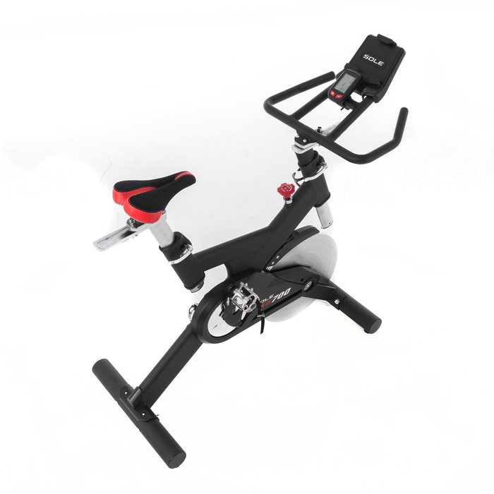 SOLE SB700 Indoor Cycling Bike with SPD Pedals (Zwift & Kinomap Compatible)
