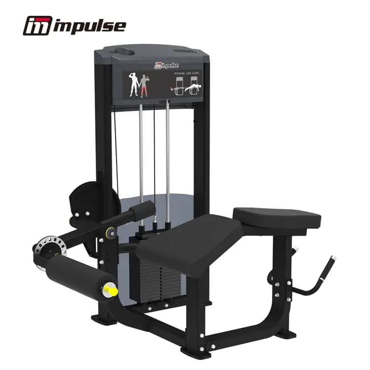 Impulse IF9321 V Bench Leg Curl | Commercial Hamstring Curl