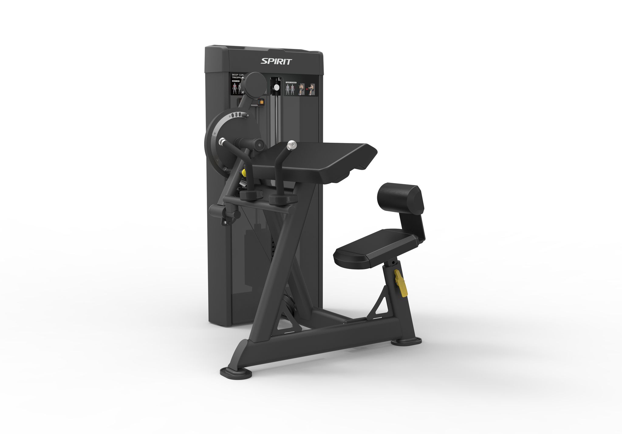 Spirit Fitness SP-4607 Biceps / Triceps Extension – Stock Clearance