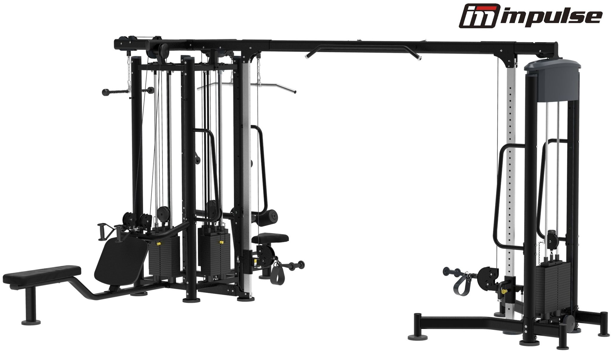 Impulse IT9525+IT9527 5 Stack Multistation | Commercial Multi-Gym