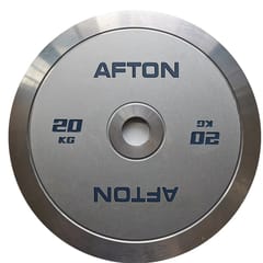 AFTON Steel Weight Plates – A3 Carbon Steel, Hard Chrome Finish, Olympic Standard