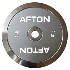 AFTON Steel Weight Plates – A3 Carbon Steel, Hard Chrome Finish, Olympic Standard