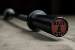AFTON RAKT – 20kg Men’s Powerlifting Barbell (Dark Chrome + Hard Chrome)