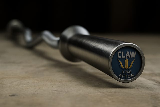 CLAW EZ Curl Bar – 3.7kg Angled Grip Curl Bar | AFTON
