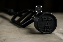 TACK Multi-Grip Barbell – 21kg Swiss Bar | AFTON