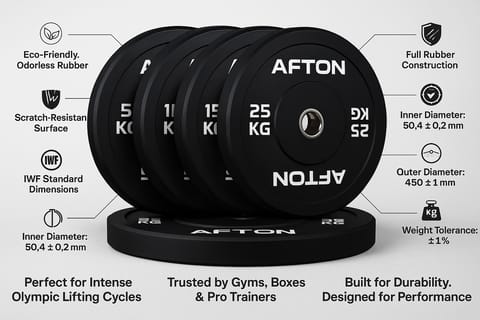 AFTON  Black Rubber Bumper Plate
