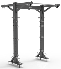 FF-C1F — Impulse FF Single-Bay Free-Standing Frame 