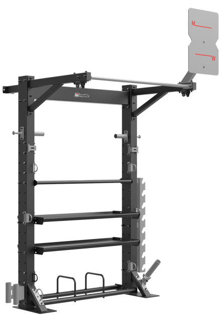 FF-W1B — Impulse FF Single-Bay Wall Rig — Twin Shelf