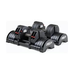 REP QuickDraw Adjustable Dumbbell – 2.5–25kg (Pair)