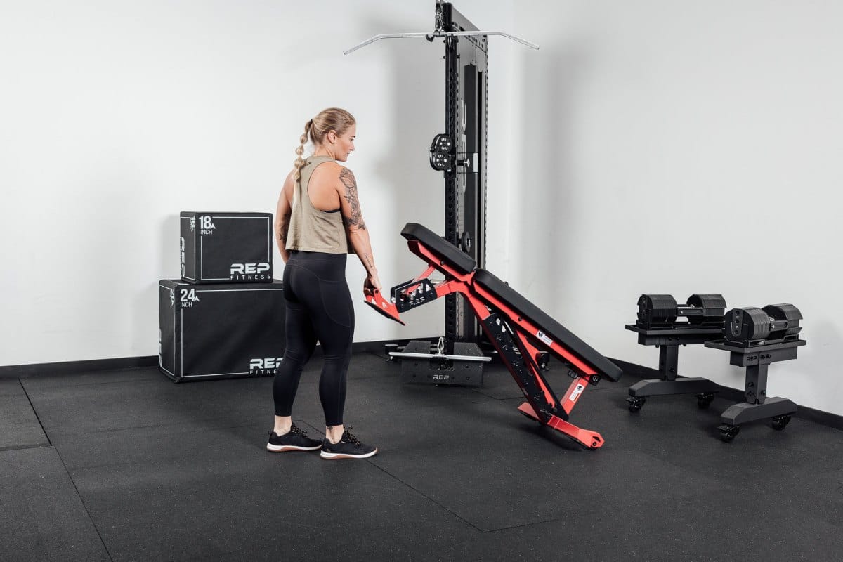 REP Nighthawk Adjustable Bench – Matte Black