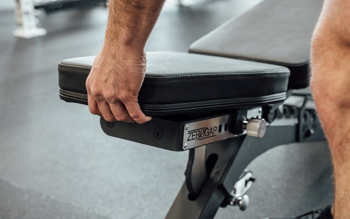 REP BlackWing Adjustable Bench – Metallic Black – Ratcheting seat