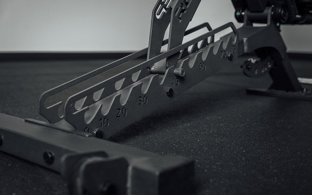 REP BlackWing Adjustable Bench – Metallic Black – Closed ladder