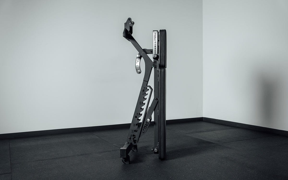 REP BlackWing Adjustable Bench – Metallic Black – Vertical storage