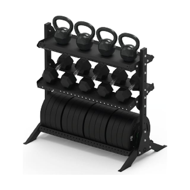 Afton 3 Tier Gym Storage Rack – 1.2 m