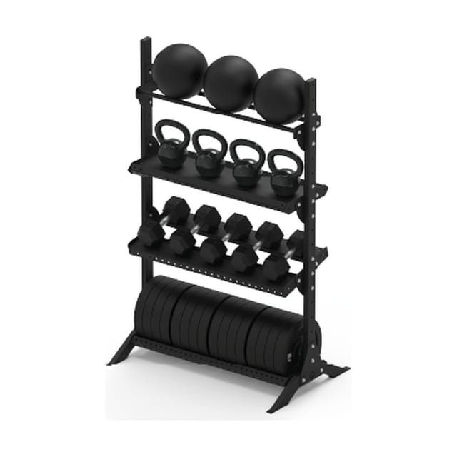 Afton 4 Tier Gym Storage Rack – 1.2 m